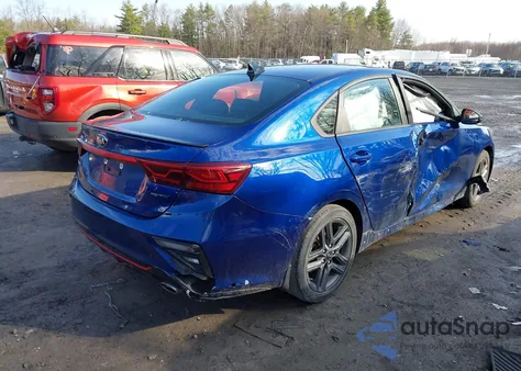 2021 Kia Forte Gt-Line из США, поврежденный, VIN 3KPF34AD2ME365349